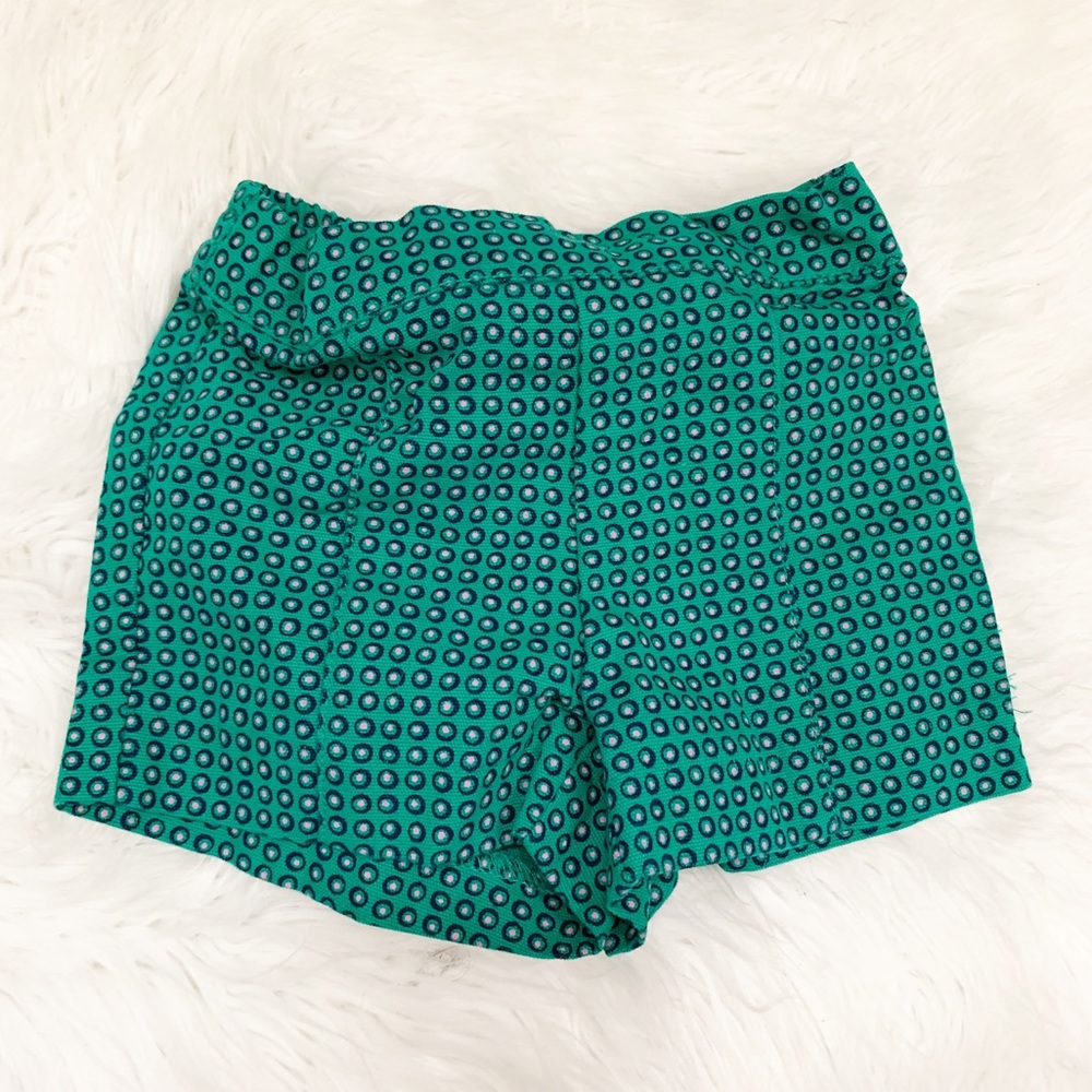 🍩Janie and Jack Girls Dot Short Green Size 3-6 M - Picture 2 of 6